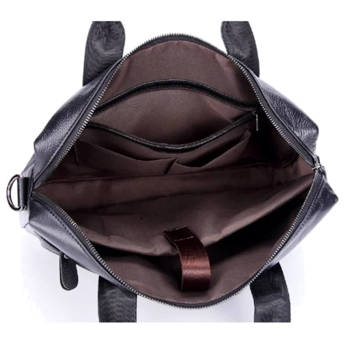 Bexhill Leather Bag Black (A25-7122A) for MacBook 15": Материал Кожа