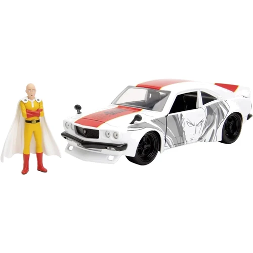 Машина металева Jada Ванпанчмен Mazda RX-3 (1974) з фігуркою Сайтама 1:24 (253255058): Тип Готовая модель