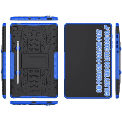 Аксесуар для планшетних ПК BeCover Armored Shockproof Case з Stand Blue для Samsung Galaxy Tab S6 Lite 2024 P620/P625/P627 (710807)
