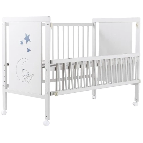 Дитяче ліжечко Babyroom Ведмедик M-01 білий (624460)