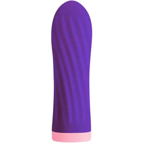 Вибропуля S Pleasures Bullets Twist & Shout Purple, фиолетовая
