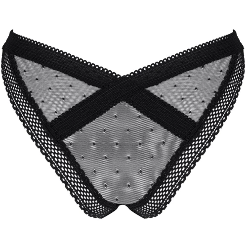Трусики Obsessive Estiqua black XS/S