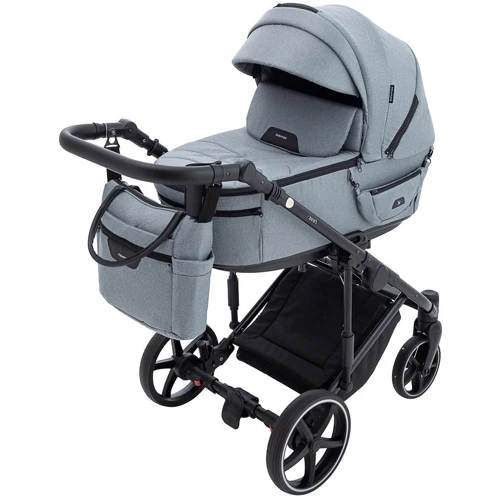 Коляска 2 в 1 Adamex Zico Tip TK-60 темно-серый (680775): Тип коляски Универсальная коляска (2-в-1)