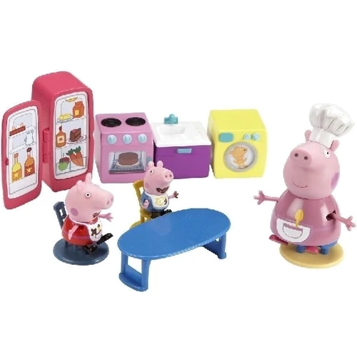 Игровой набор Peppa - Кухня Пеппы (кухонная мебель и техника, 3 фигурки): Производитель Peppa Pig