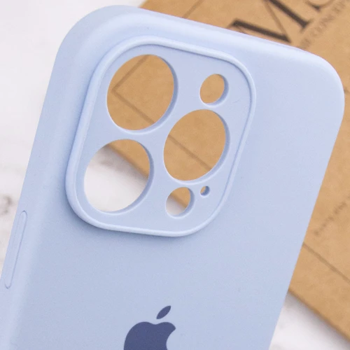 Чехол для iPhone Mobile Case Silicone Case Full Camera Protective Lilac Blue for iPhone 15 Pro Max фото 5
