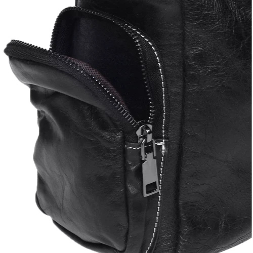 Чоловіча дорожня сумка Keizer чорна (K11028-black): Тип ручки Плечовий ремінь, Зі знімним ременем, З двома ручками, Коротка ручка