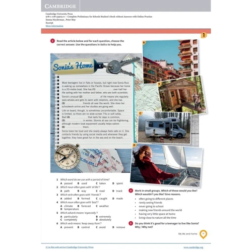 Complete Preliminary for Schools: Student's Pack (Student's Book with Online Practice): Виробник Cambridge University Press