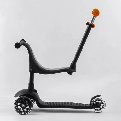 Самокат Best Scooter черно-оранжевый (PL-209): Тип колес литые