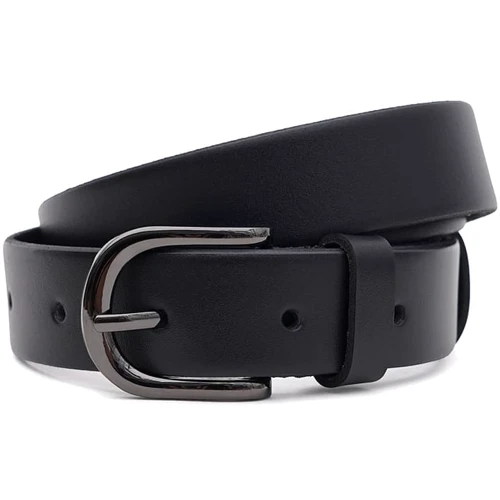 Жіночий ремінь Borsa Leather чорний (110v1genw26-black)