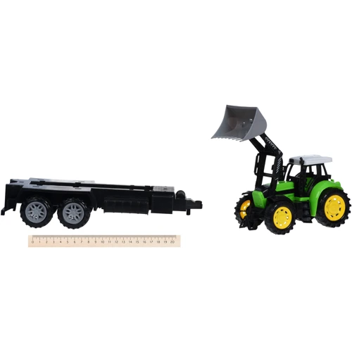 Набір машинок Same Toy Super Combination бетономішалка з причепом і бульдозером (98-88Ut-2)