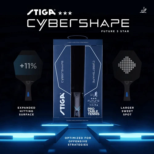Ракетка для настільного тенісу Stiga Cybershape Future 3 Star FL (1213-0304-35) (931284)