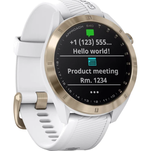 Смарт-часы Garmin Approach S40 (010-02140-02): Дисплей 1.2" (240x240)
