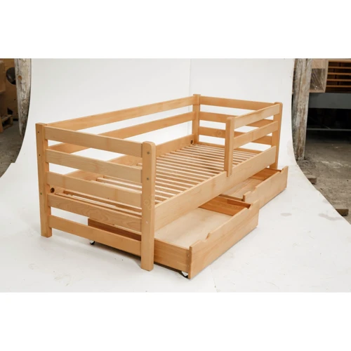 Кровать AURORA подростковая с ящиками (800x1900) (бук)