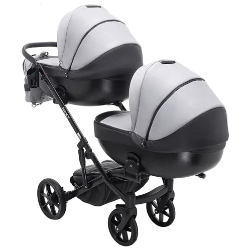 Коляска 2 в 1 для двойни Bair Next DUO Soft 31 серый: Ширина шасси 60