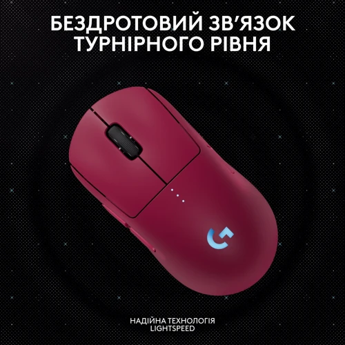 Мышь Logitech PRO 2 Lightspeed Magenta (910-007309) фото 8