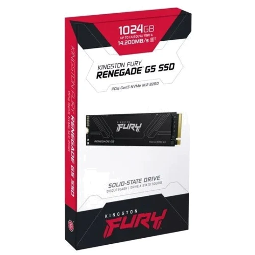 Внутренний накопитель SSD Kingston FURY Renegade G5 PCIe 5.0 NVMe M.2 1TB (SFYR2S/1T0)