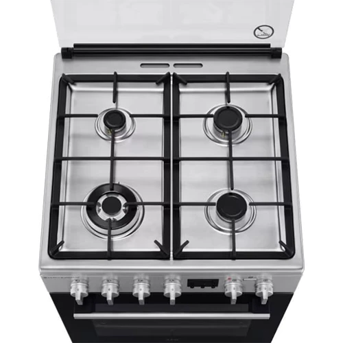 Плита комбінована Electrolux LKK664220X: Тип духовки електрична
