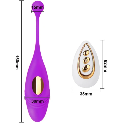 Виброяйцо с пультом NDS 886-2 Purple (22583)