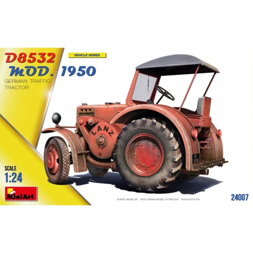 Немецкий MINIART дорожный трактор D8532 модификация 1950 года (MA24007)