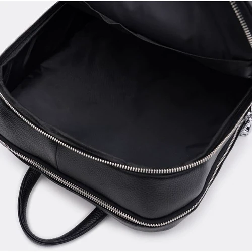 Чоловічий рюкзак Ricco Grande чорний (K1b1210606bl-black): Фактура Зернистая, Матовая