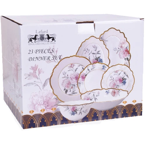 Столовый сервиз Lefard Камелия 23 предмета (935-017): Количество персон 6