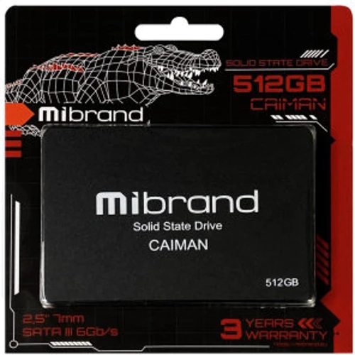 Mibrand Caiman 512 GB (MI2.5SSD/CA512GBST): Тип накопителя внутренний