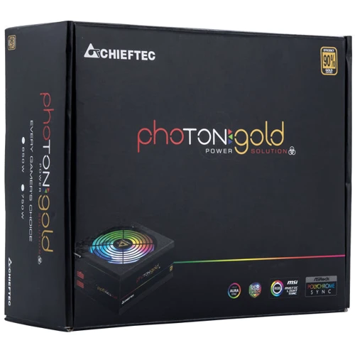 Блок питания Chieftec Photon Gold 750W (GDP-750C-RGB) фото 5