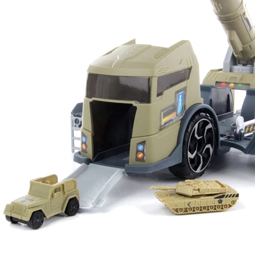 Ігровий набір Veld Co Трейлер-Військова база з балістичною ракетою (P910-A)