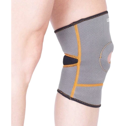Бандаж для колена USA Style LEXFIT размер L серый (LBS-1406-L): Фиксация Без дополнительной фиксации