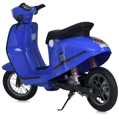 Детский электромотоцикл Bambi синий (M 6017AL-4)