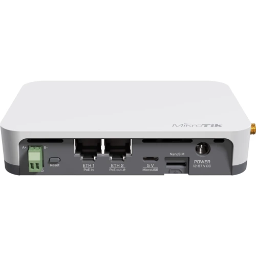 Маршрутизатор Wi-Fi Mikrotik KNOT LR8 kit (RB924iR-2nD-BT5&BG77&R11e-LR8): Количество LAN портов 2