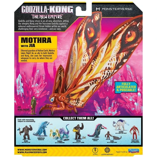 Набор фигурок Godzilla vs. Kong Мотра с Джией (35207) фото 5