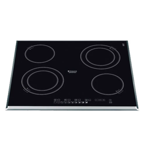 Варочная поверхность электрическая Hotpoint-Ariston KIC 644 DDZ: Расположение панели спереди