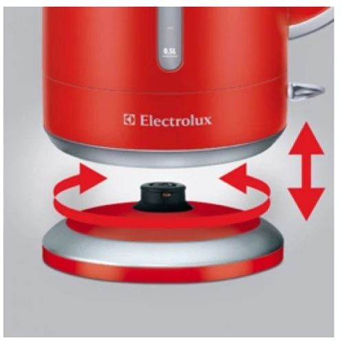 Електрочайник Electrolux EEWA 3130 RE: Тип нагрівального елементу дисковий