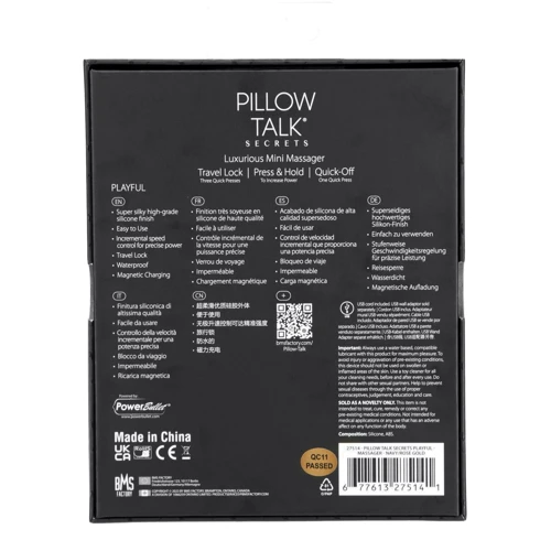 Вибратор Pillow Talk Secrets - Playful - Clitoral Vibrator - BLUE