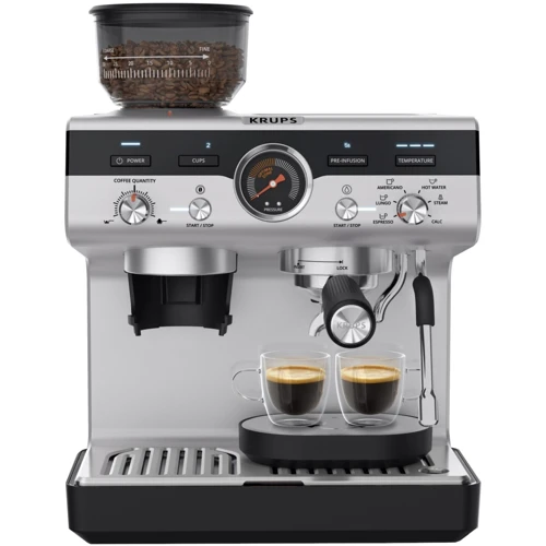 Кофеварка Krups Precision+ XP804T10: Тип рожковая кофеварка эспрессо