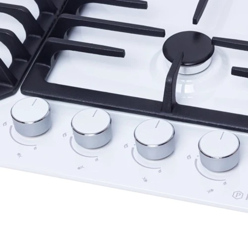 Варочная поверхность газовая Perfelli HGM 61694 WH: Количество конфорок 4