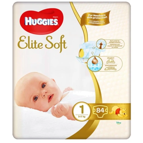 Подгузники Huggies Elite Soft 1 Mega 84 шт.