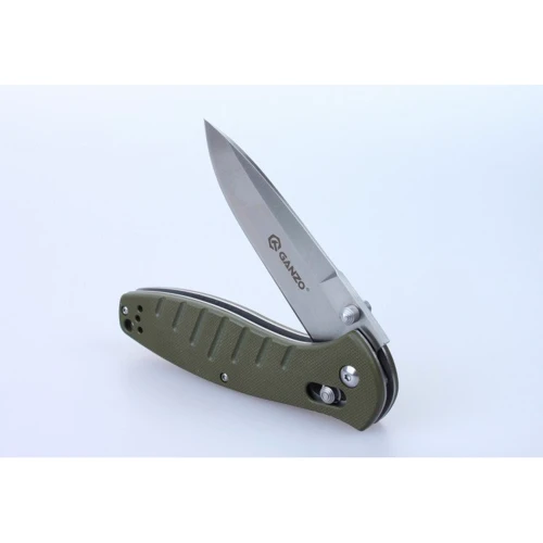 Ніж Ganzo G738 Green: Система блокування є
