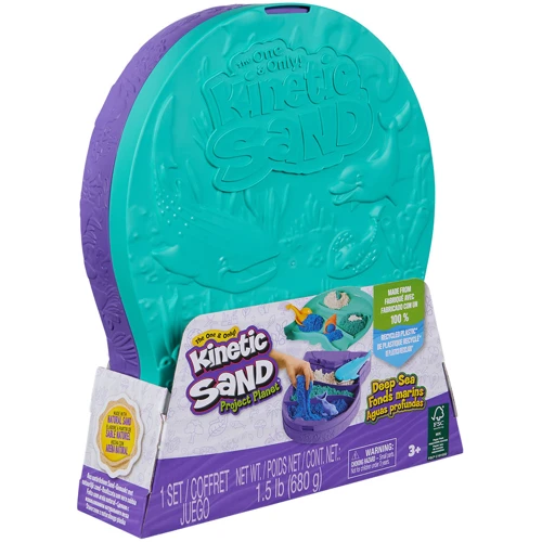 Набор песка для детского творчества Kinetic Sand Морские глубины 3 цвета 680 г (71670): Производитель Kinetic Sand