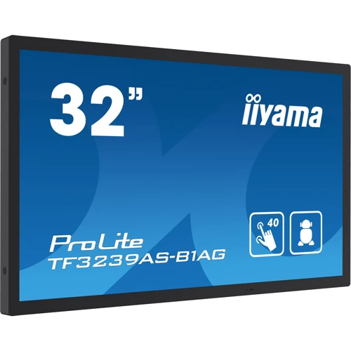 Монитор iiyama ProLite TF3239AS-B1AG: Покрытие экрана глянцевое