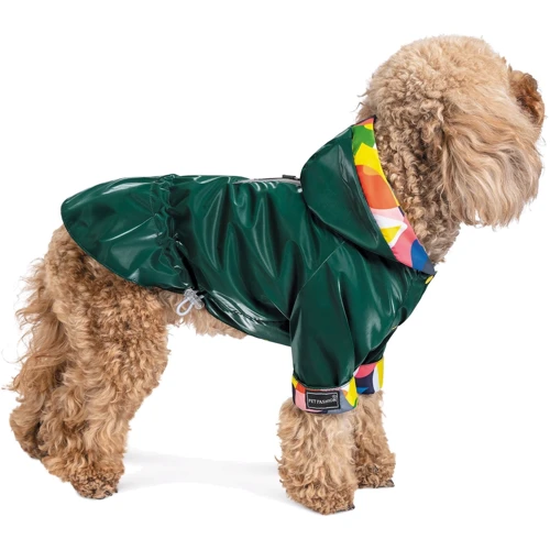 Ветровка Pet Fashion "AIR" зеленая XS (4823082420650): Длина спины 23-26 см