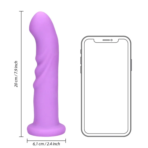 Вибратор с ротацией Loveline Lavender