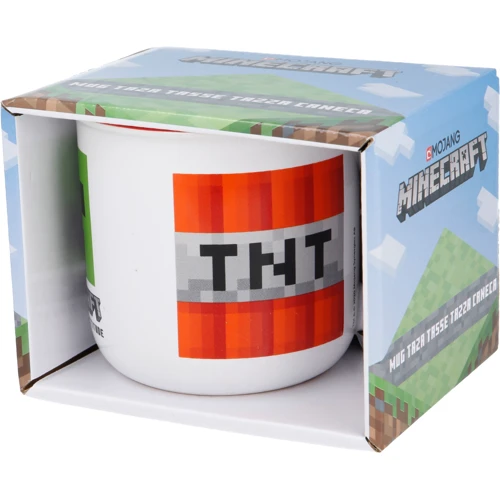Кружка Stor young adult Ceramic Breakfast Mug In Gift Box Minecraft 400 мл