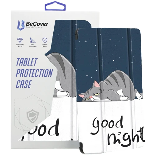 Аксессуар для планшетных ПК BeCover Smart Case Good Night for Xiaomi Mi Pad 6/6 Pro (709498): Цвет рисунок