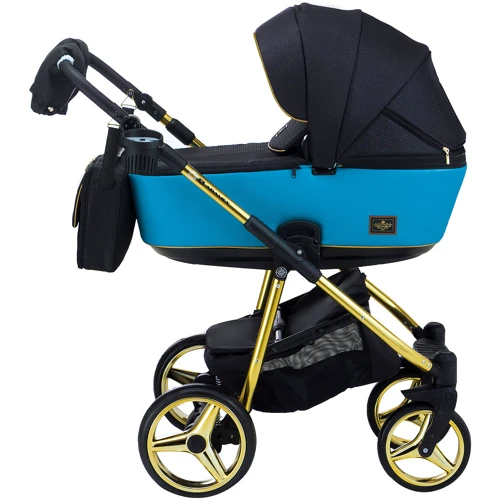 Коляска 2 в 1 Adamex Barcelona Polar (Gold) BR608 (624634): Возможность установки люльки есть