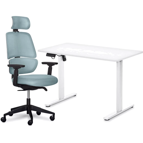 

Комплект Mealux PowerDesk Lite White + Leo Air Plus Grey Blue (EVO-201 Lite W/W +Y 546 KBGL)