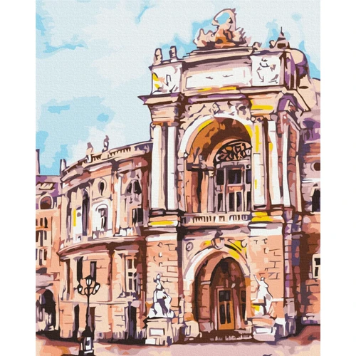 Картина за номерами Brushme Одеський театр © Мазнєва Марина 40х50 см (BS53361)