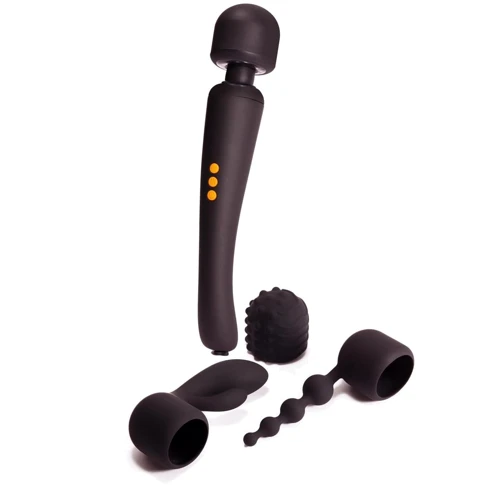 Вибромассажер с насадками Pornhub Supercharge Wand Set