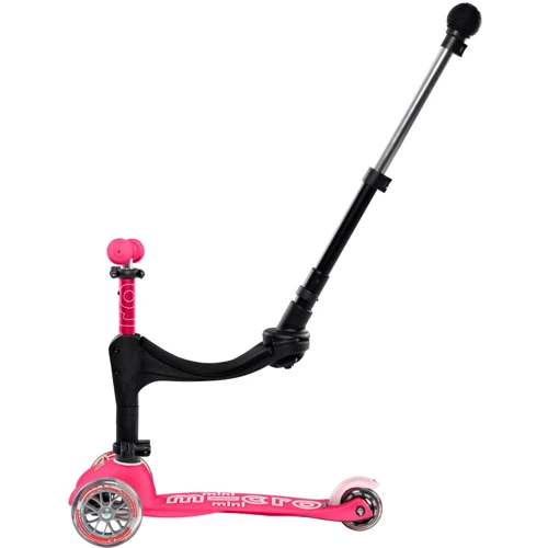 Самокат MICRO Mini 3in1 Deluxe Plus – Розовый (до 50 kg, до 20 kg с сидением, 3-х кол.) MMD079 фото 7